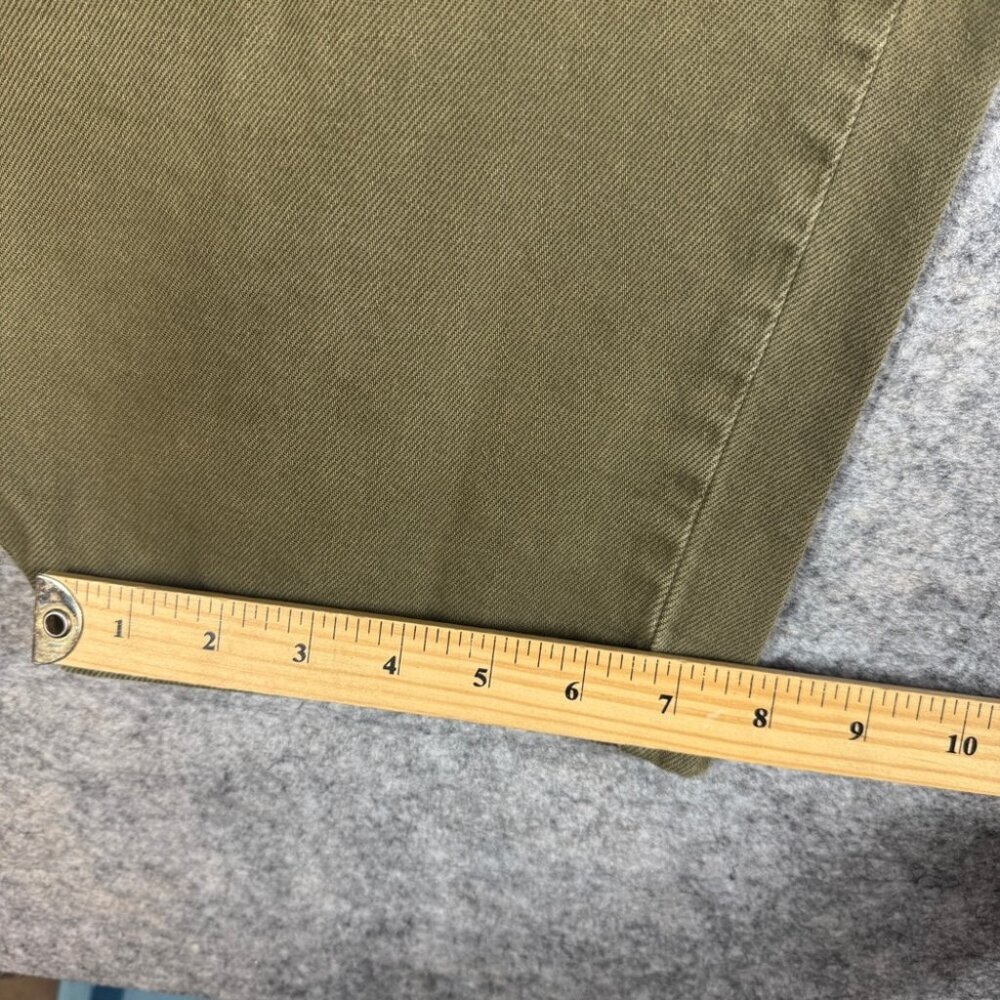 Zara Olive Green Mega Balloon Jeans Size 2 High Rise Barrel Leg Trendy Pants - Picture 7 of 15